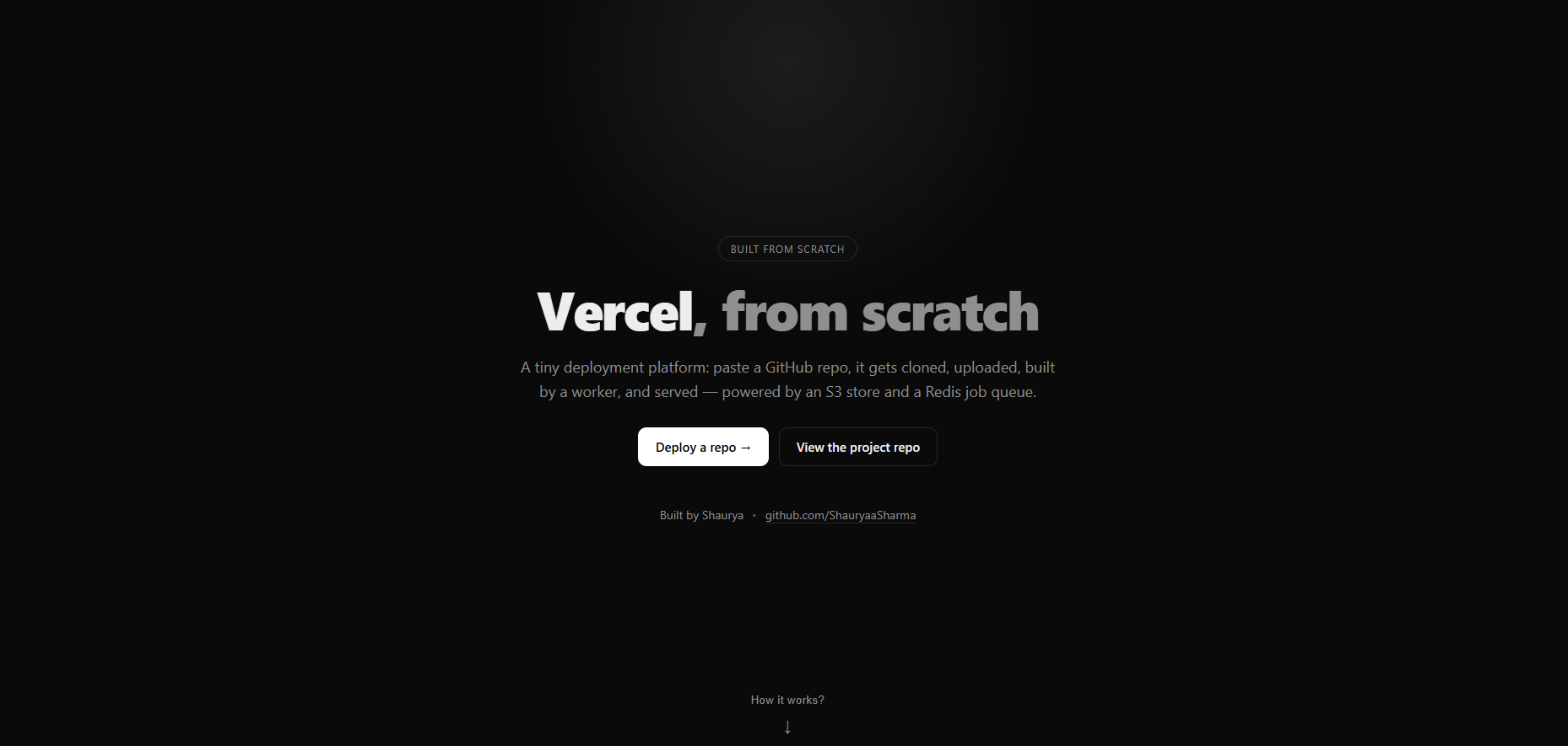 Vercel, From Scratch